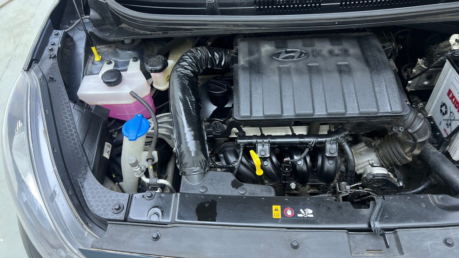 Used 2021 Hyundai Grand i10 Nios Sportz 1.2 Kappa VTVT Petrol Manual engine ENGINE RIGHT SIDE VIEW