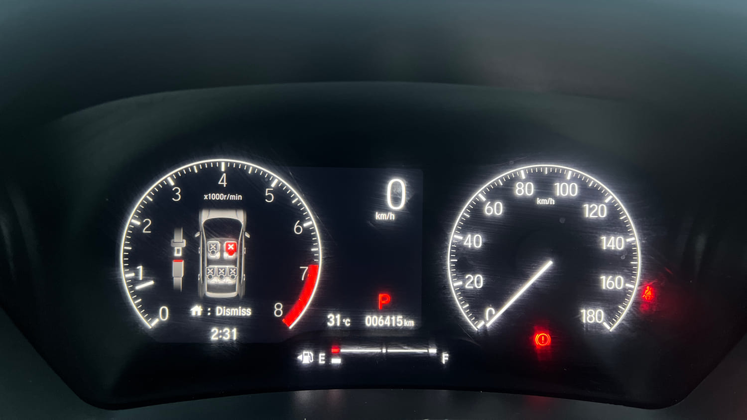 Used 2026 Honda Elevate V CVT Petrol Automatic interior CLUSTERMETER VIEW