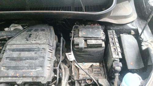Used 2025 Skoda Kylaq Signature Petrol Manual engine ENGINE LEFT SIDE VIEW