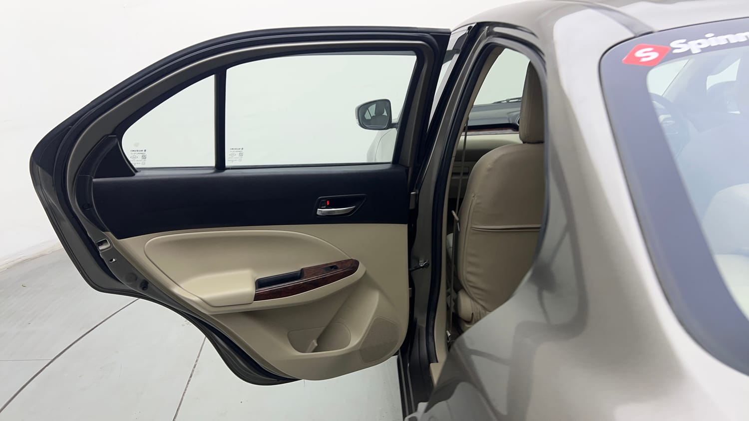 Used 2018 Maruti Suzuki Dzire VXi AMT Petrol Automatic interior LEFT REAR DOOR OPEN VIEW