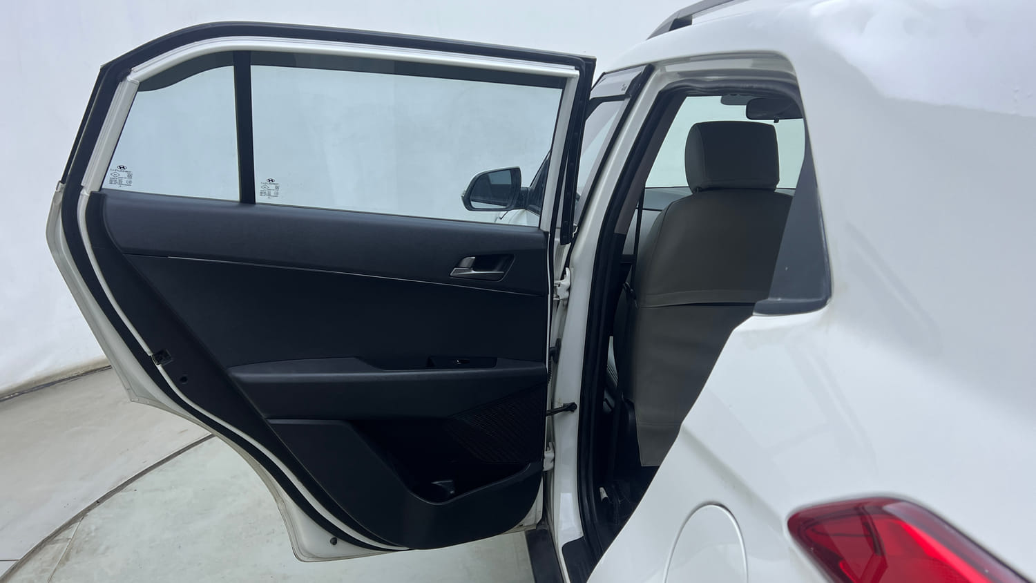 Used 2018 Hyundai Creta SX Plus 1.6 AT Petrol Petrol Automatic interior LEFT REAR DOOR OPEN VIEW