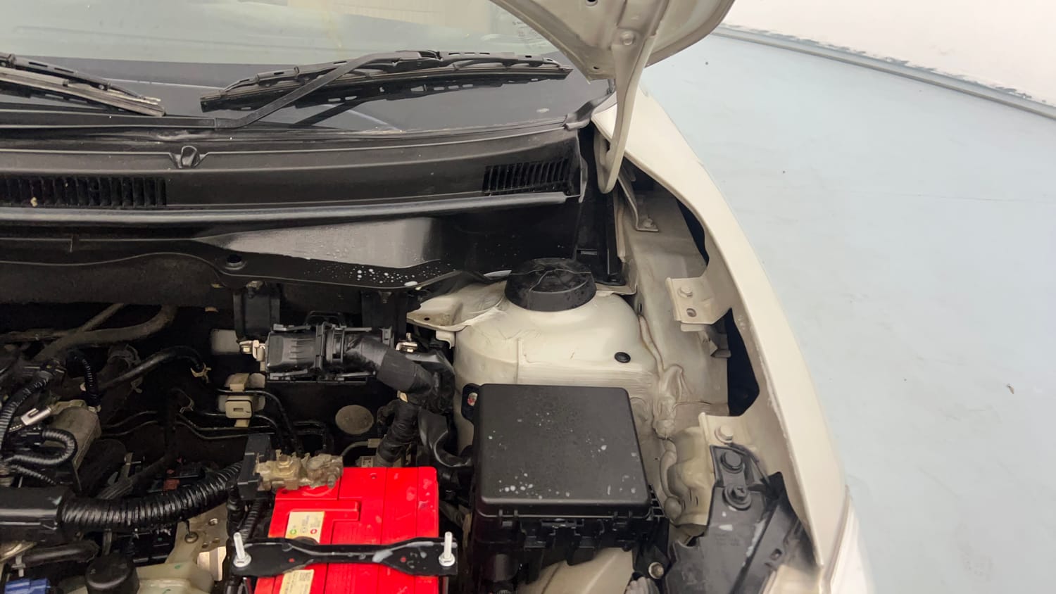 Used 2018 Maruti Suzuki Dzire VXi AMT Petrol Automatic engine ENGINE LEFT SIDE HINGE & APRON VIEW
