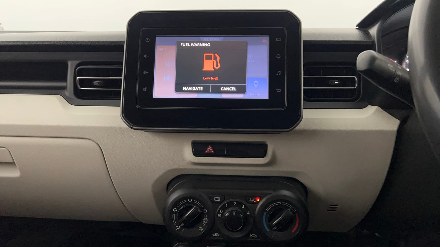 Used 2021 Maruti Suzuki Ignis Alpha 1.2 MT Petrol Manual interior MUSIC SYSTEM & AC CONTROL VIEW