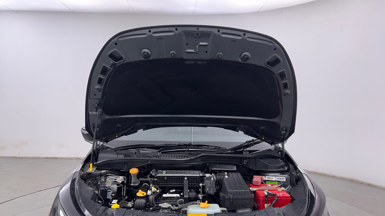 Used 2023 Tata Altroz XZA Petrol Petrol Automatic engine ENGINE & BONNET OPEN FRONT VIEW