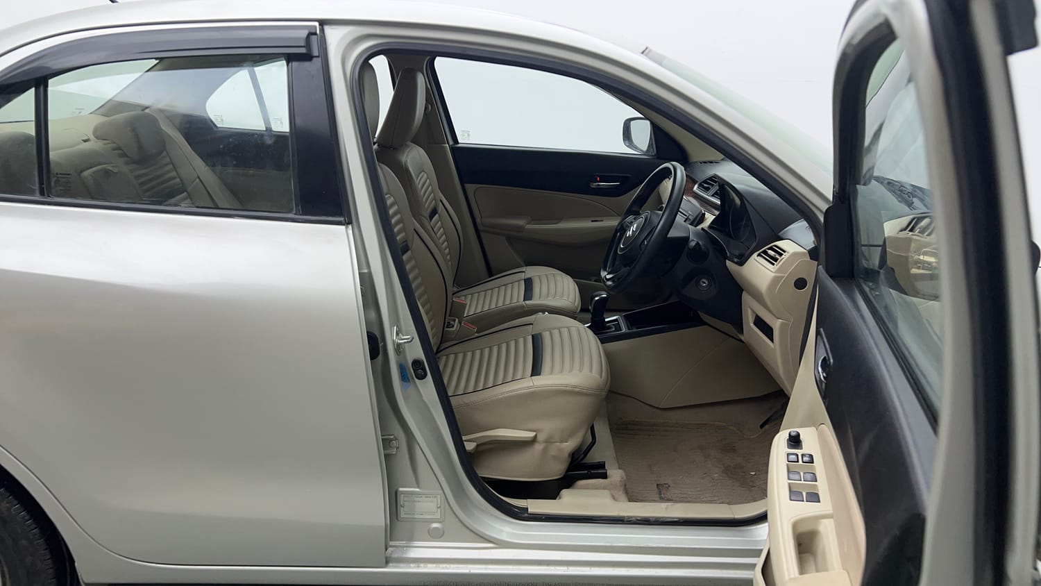 Used 2017 Maruti Suzuki Dzire VXi AMT Petrol Automatic interior RIGHT SIDE FRONT DOOR CABIN VIEW