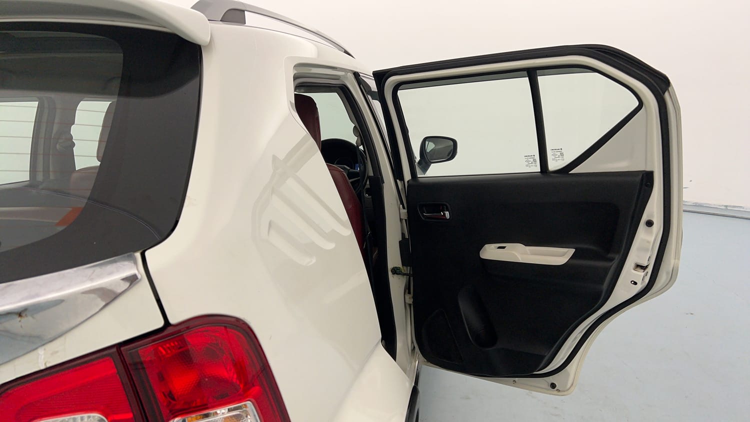 Used 2021 Maruti Suzuki Ignis Alpha 1.2 MT Petrol Manual interior RIGHT REAR DOOR OPEN VIEW
