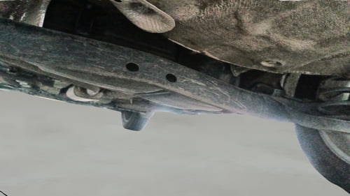 Used 2025 Skoda Kylaq Signature Petrol Manual extra REAR RIGHT UNDERBODY VIEW