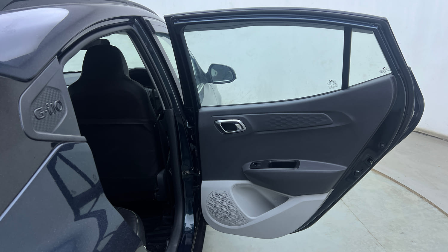 Used 2021 Hyundai Grand i10 Nios Sportz 1.2 Kappa VTVT Petrol Manual interior RIGHT REAR DOOR OPEN VIEW
