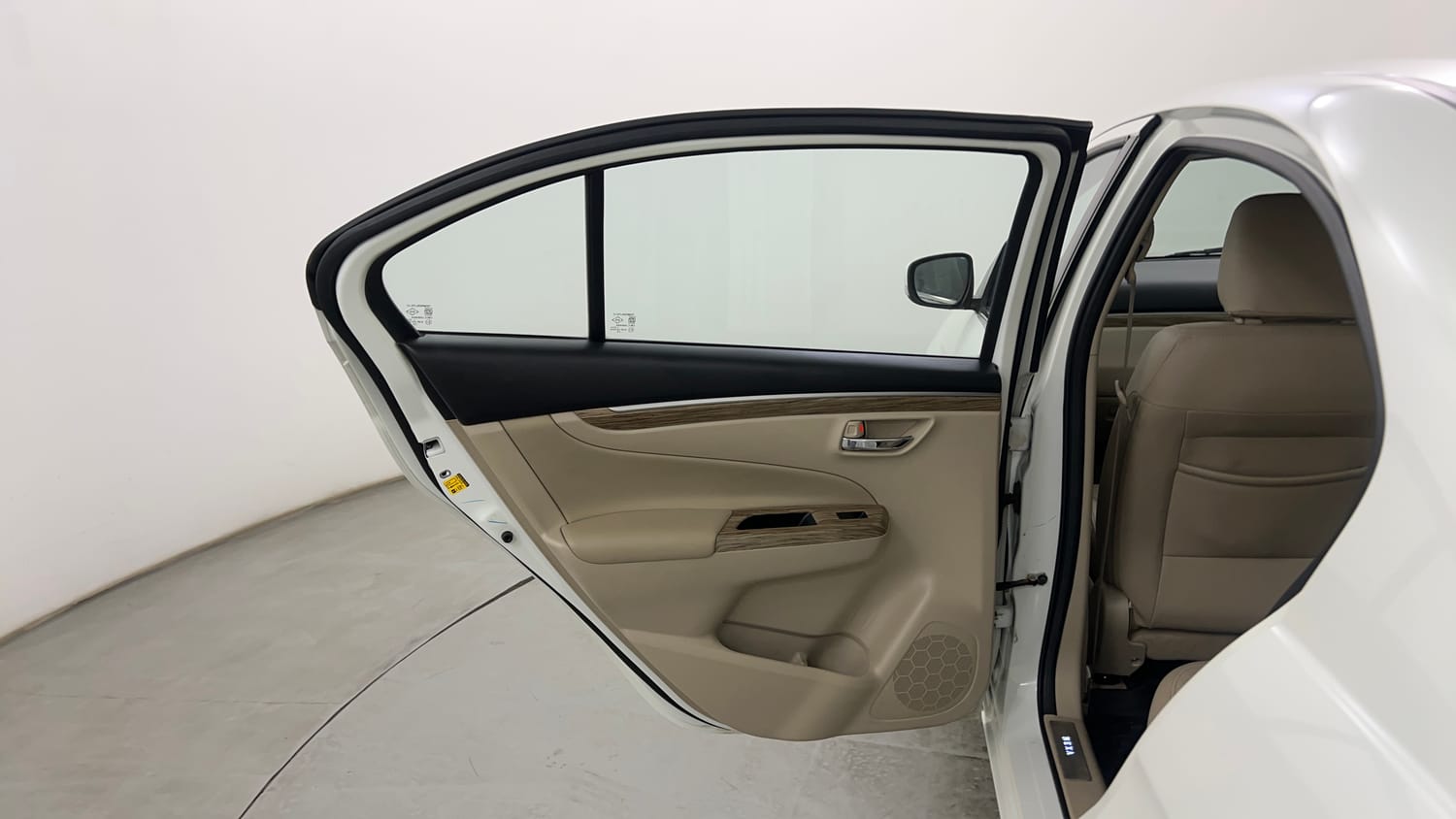 Used 2025 Maruti Suzuki Ciaz Alpha 1.5 AT Petrol Automatic interior LEFT REAR DOOR OPEN VIEW
