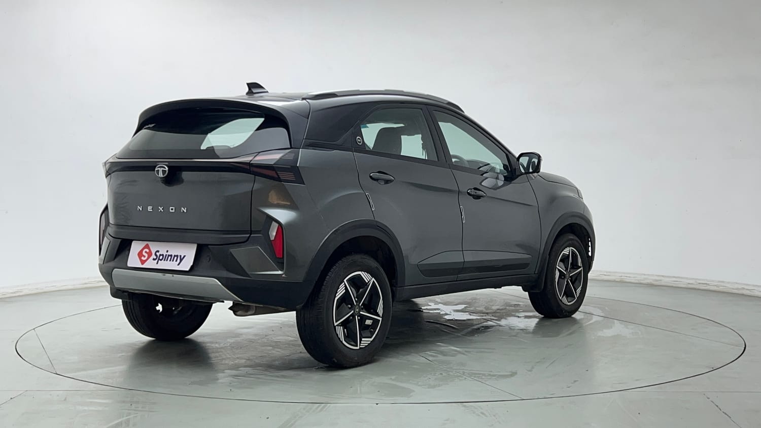 Used 2024 tata Nexon Fearless S 1.2 Revotron Petrol 7DCA Dual Tone Petrol Automatic exterior RIGHT REAR CORNER VIEW