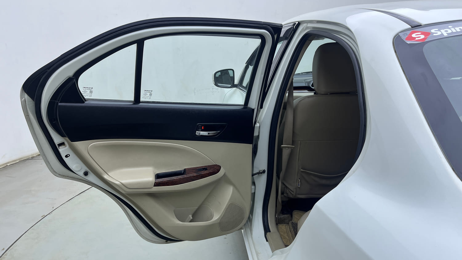 Used 2020 Maruti Suzuki Dzire VXi Petrol Manual interior LEFT REAR DOOR OPEN VIEW