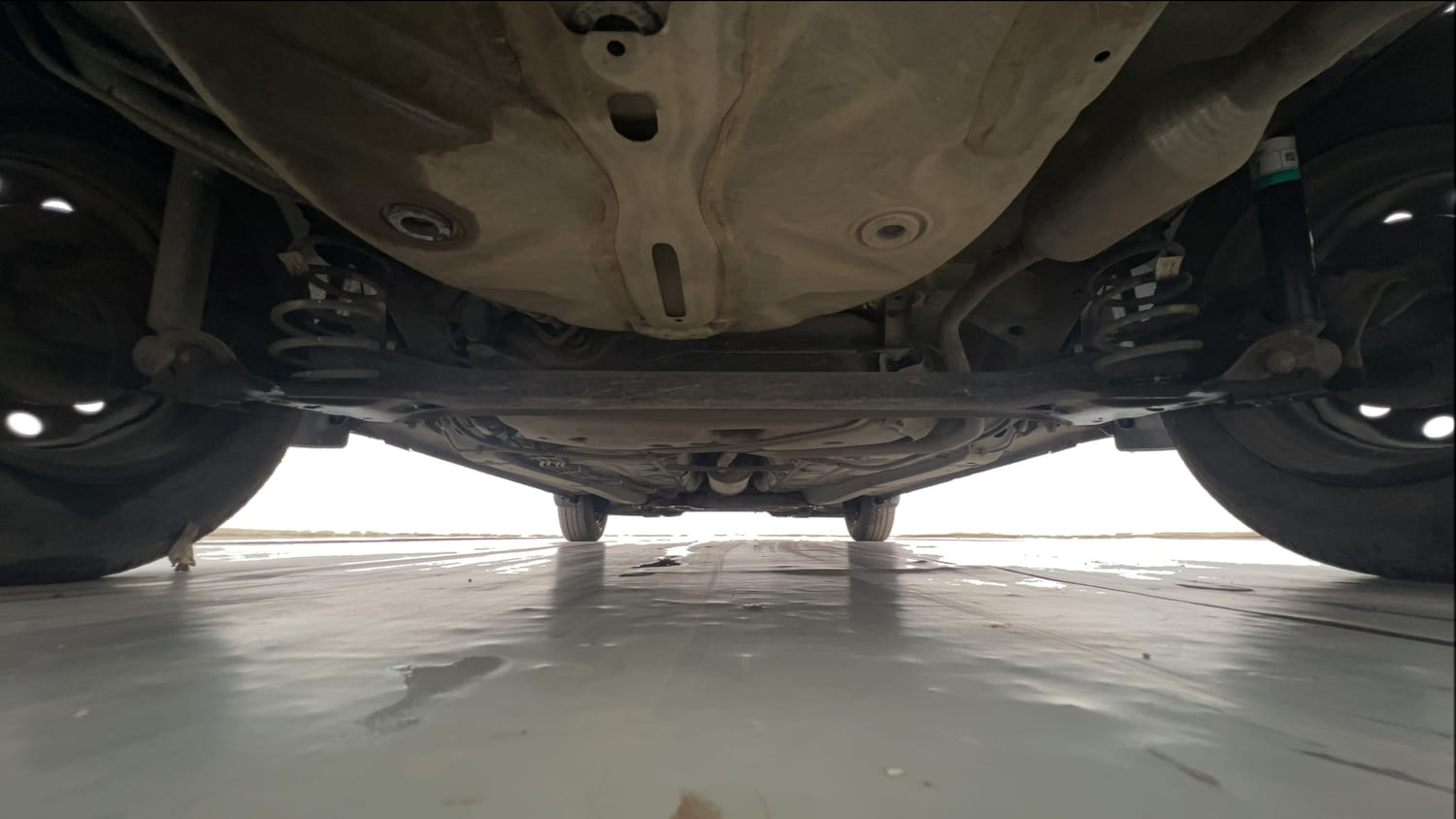 Used 2018 Maruti Suzuki Swift LXi Petrol Manual extra REAR UNDERBODY VIEW (TAKEN FROM REAR)
