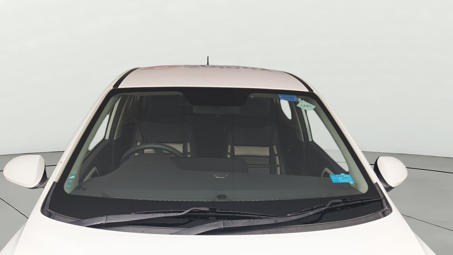 Used 2022 Hyundai Aura S 1.2 CNG Cng Manual exterior FRONT WINDSHIELD VIEW