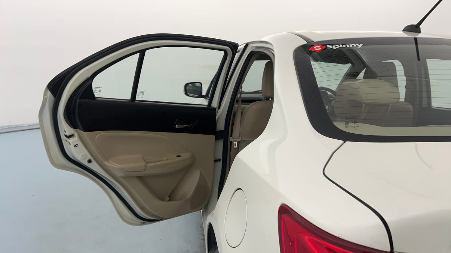 Used 2018 Maruti Suzuki Dzire ZDi Plus AMT Diesel Automatic interior LEFT REAR DOOR OPEN VIEW