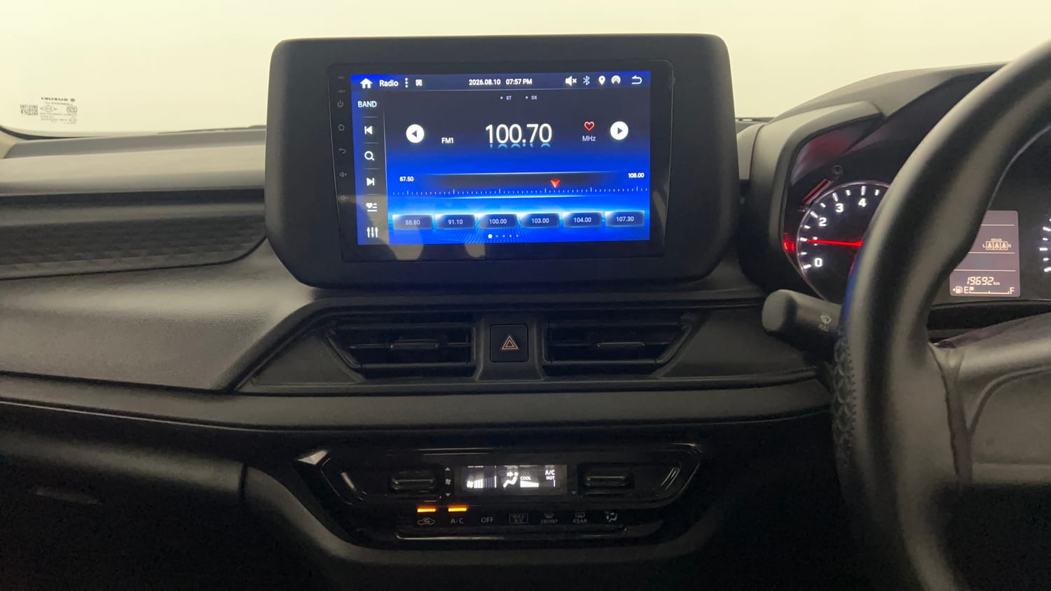 Used 2025 Maruti Suzuki Swift LXi Petrol Manual interior MUSIC SYSTEM & AC CONTROL VIEW
