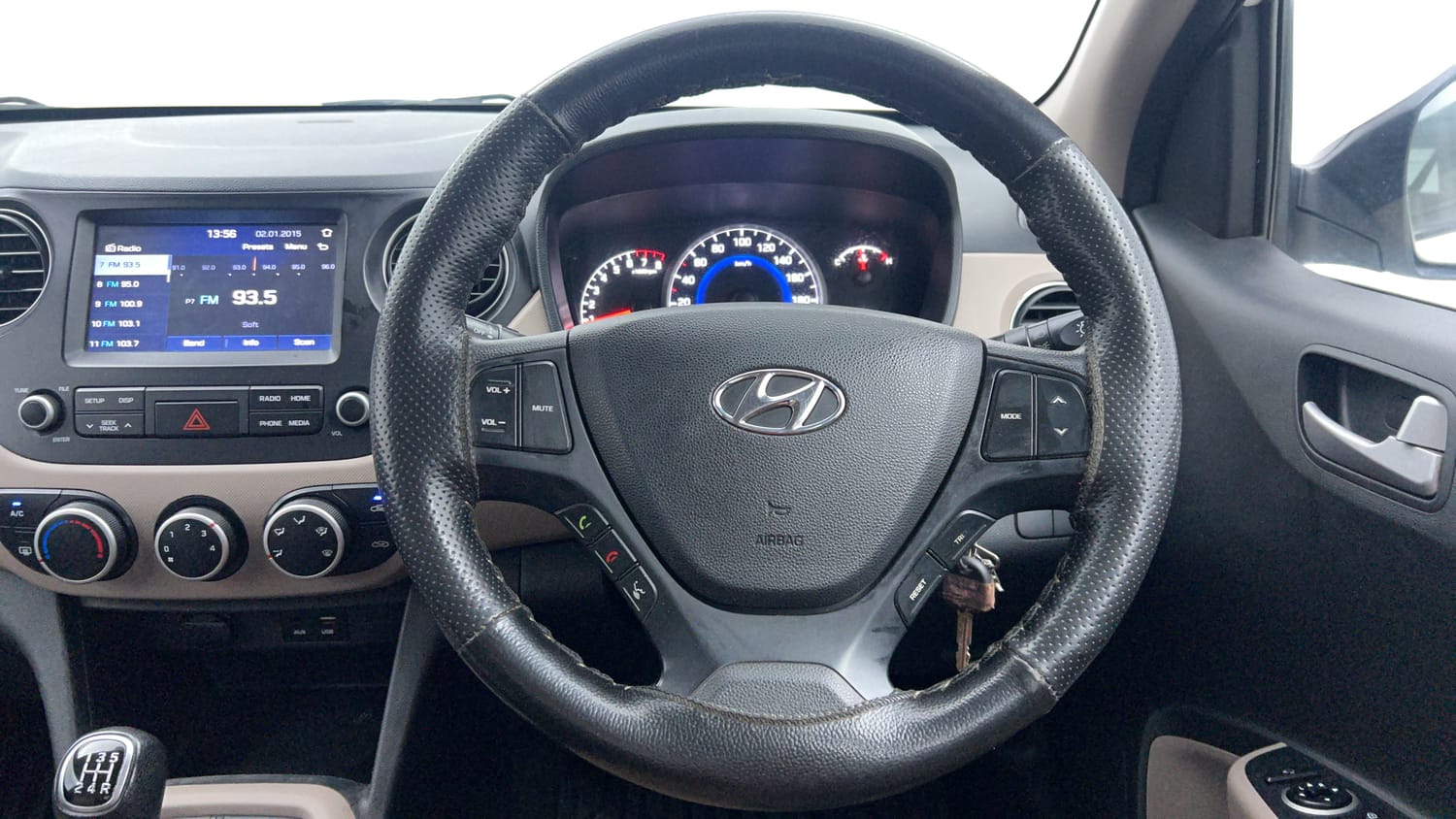 Used 2019 Hyundai Grand i10 Sportz 1.2 Kappa VTVT Petrol Manual interior STEERING VIEW