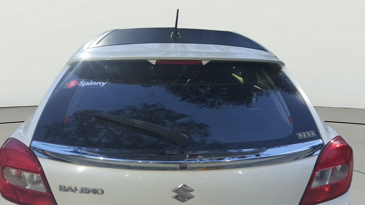 Used 2018 Maruti Suzuki Baleno Zeta 1.2 Petrol Manual exterior BACK WINDSHIELD VIEW