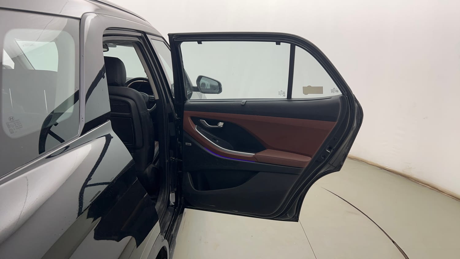 Used 2023 Hyundai Alcazar Platinum 7 STR 1.5 Turbo Petrol Petrol Manual interior RIGHT REAR DOOR OPEN VIEW