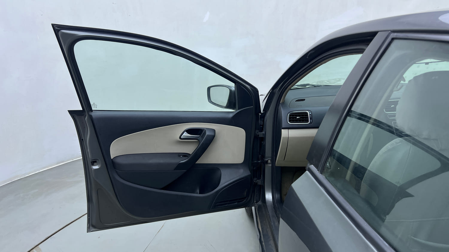 Used 2013 Volkswagen Polo Highline1.2L (P) Petrol Manual interior LEFT FRONT DOOR OPEN VIEW