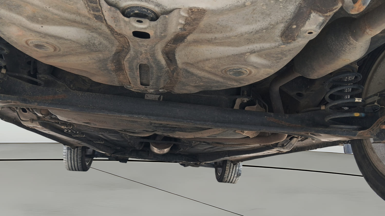 Used 2018 Maruti Suzuki Baleno Zeta 1.2 Petrol Manual extra REAR RIGHT UNDERBODY VIEW