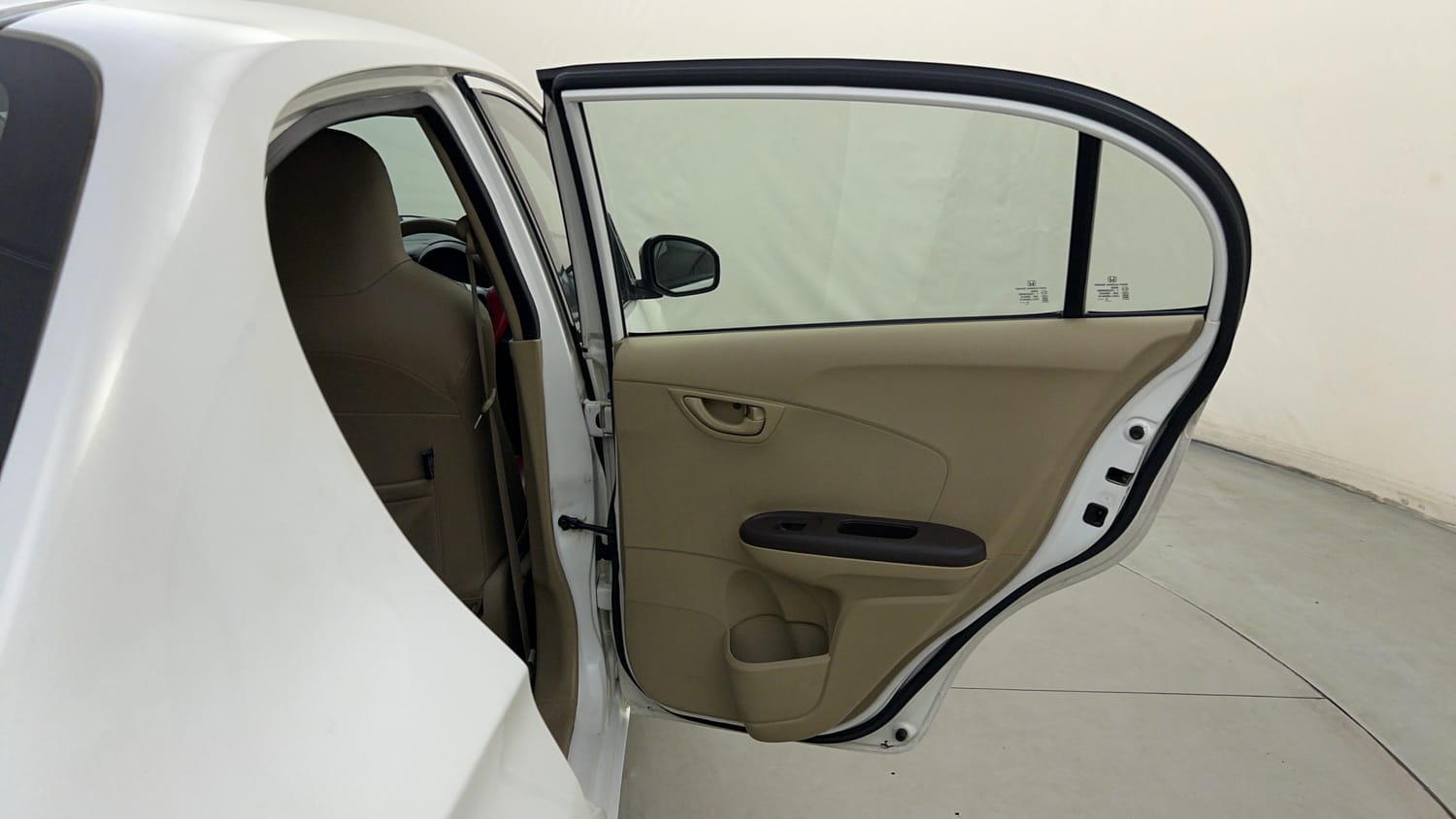 Used 2013 Honda Amaze 1.2 S AT i-VTEC Petrol Automatic interior RIGHT REAR DOOR OPEN VIEW