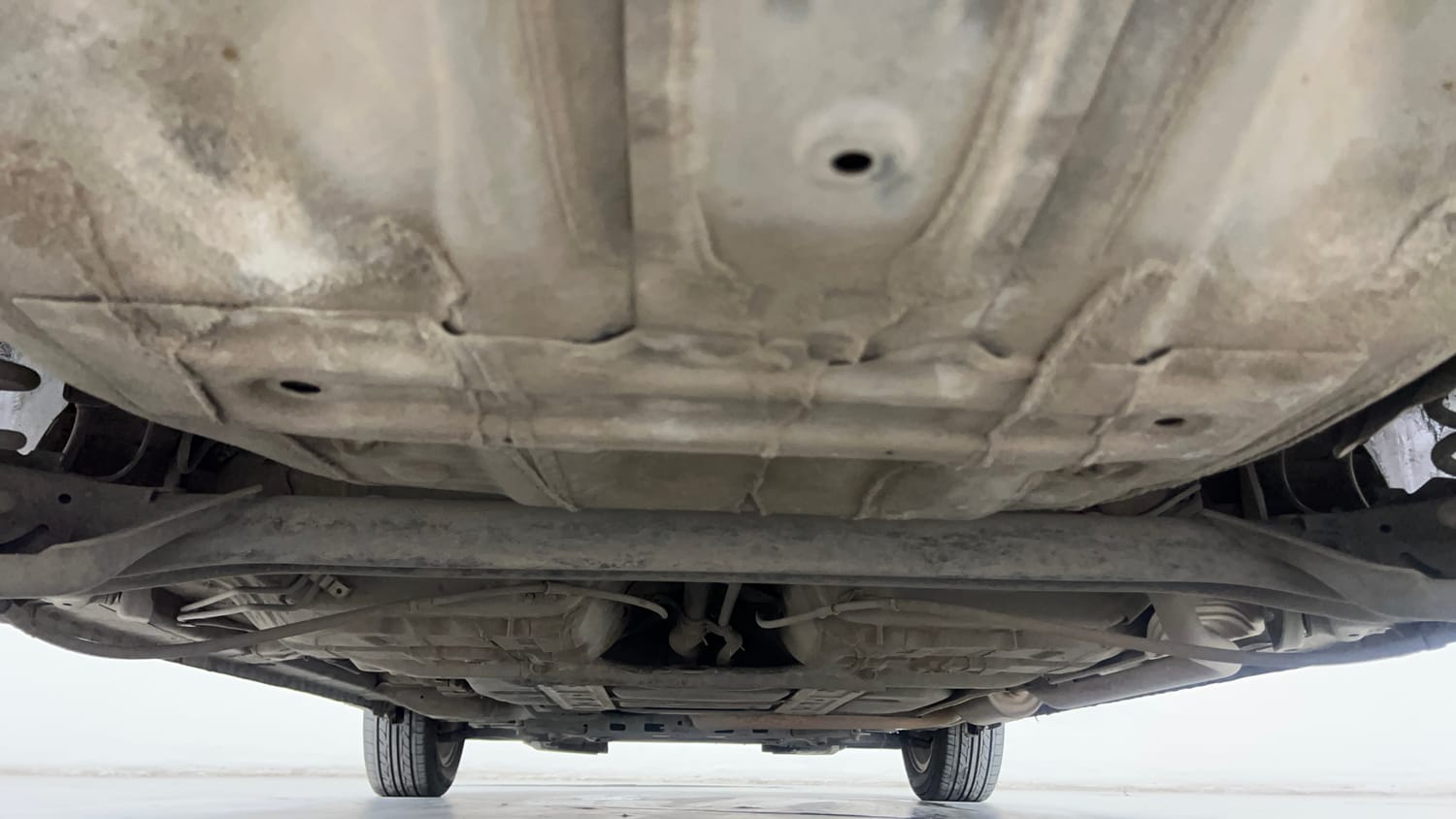 Used 2017 Honda Jazz V Petrol Petrol Manual extra REAR UNDERBODY VIEW (TAKEN FROM REAR)