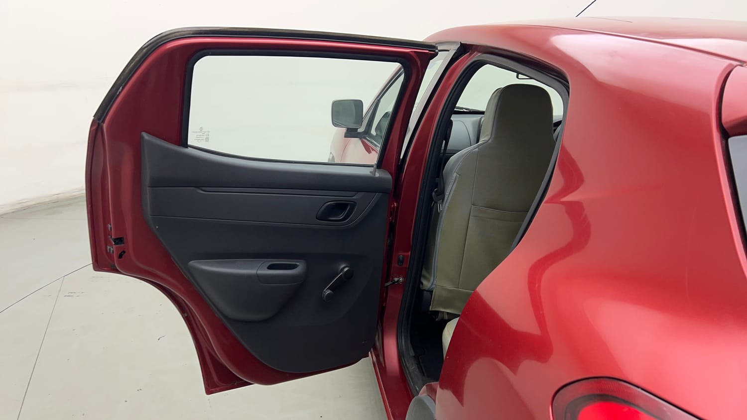 Used 2016 Renault Kwid RXT Petrol Manual interior LEFT REAR DOOR OPEN VIEW