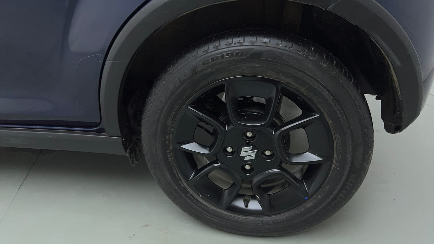 Used 2025 Maruti Suzuki Ignis Zeta 1.2 MT Petrol Manual tyres LEFT REAR TYRE RIM VIEW