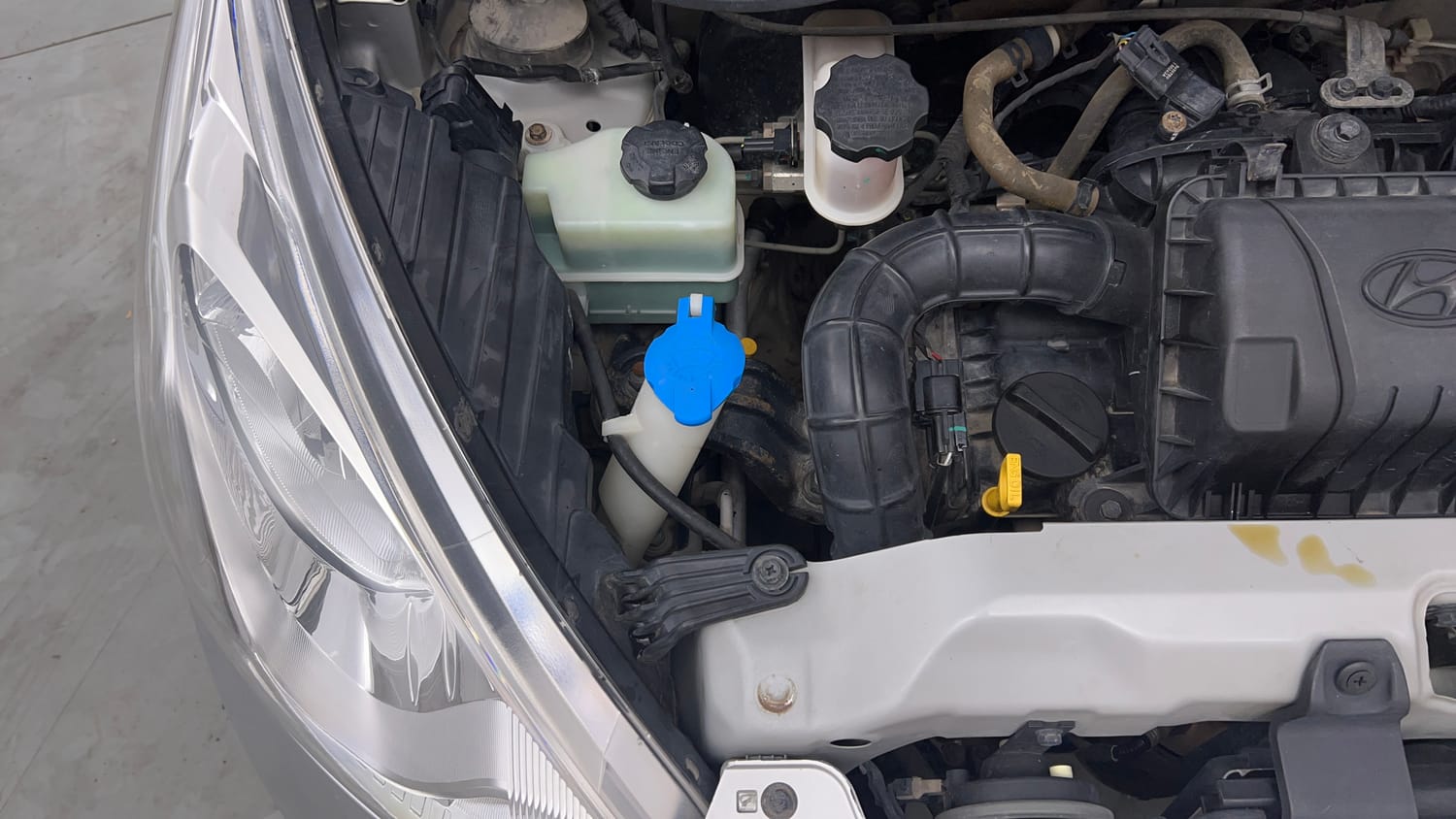 Used 2015 Hyundai Eon Magna + Petrol Manual engine ENGINE RIGHT SIDE VIEW