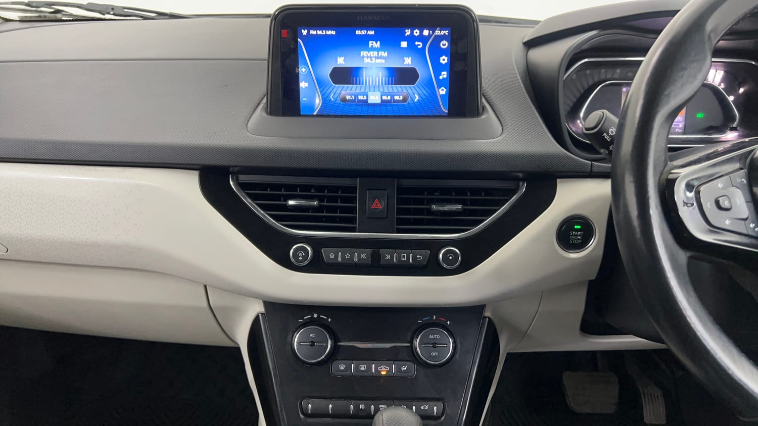 Used 2021 Tata Nexon XZA Plus (S) Petrol Automatic interior MUSIC SYSTEM & AC CONTROL VIEW