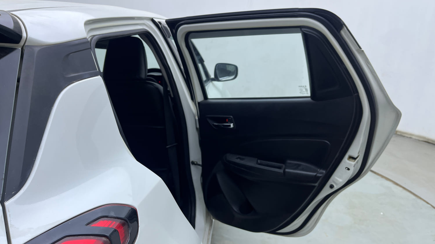 Used 2024 Maruti Suzuki Swift VXi Petrol Manual interior RIGHT REAR DOOR OPEN VIEW