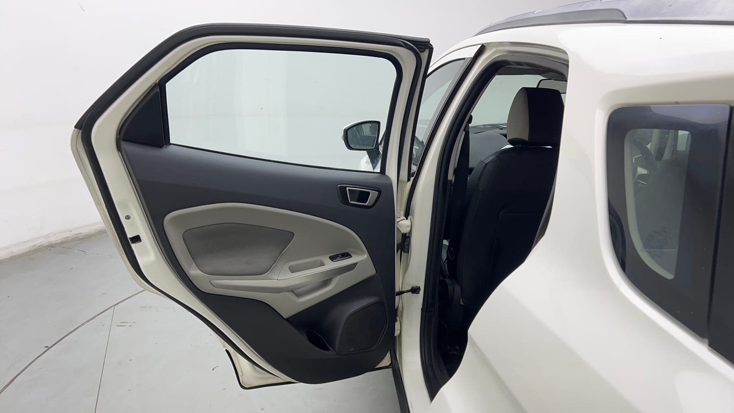 Used 2014 Ford EcoSport Titanium 1.5 Ti-VCT Petrol Manual interior LEFT REAR DOOR OPEN VIEW
