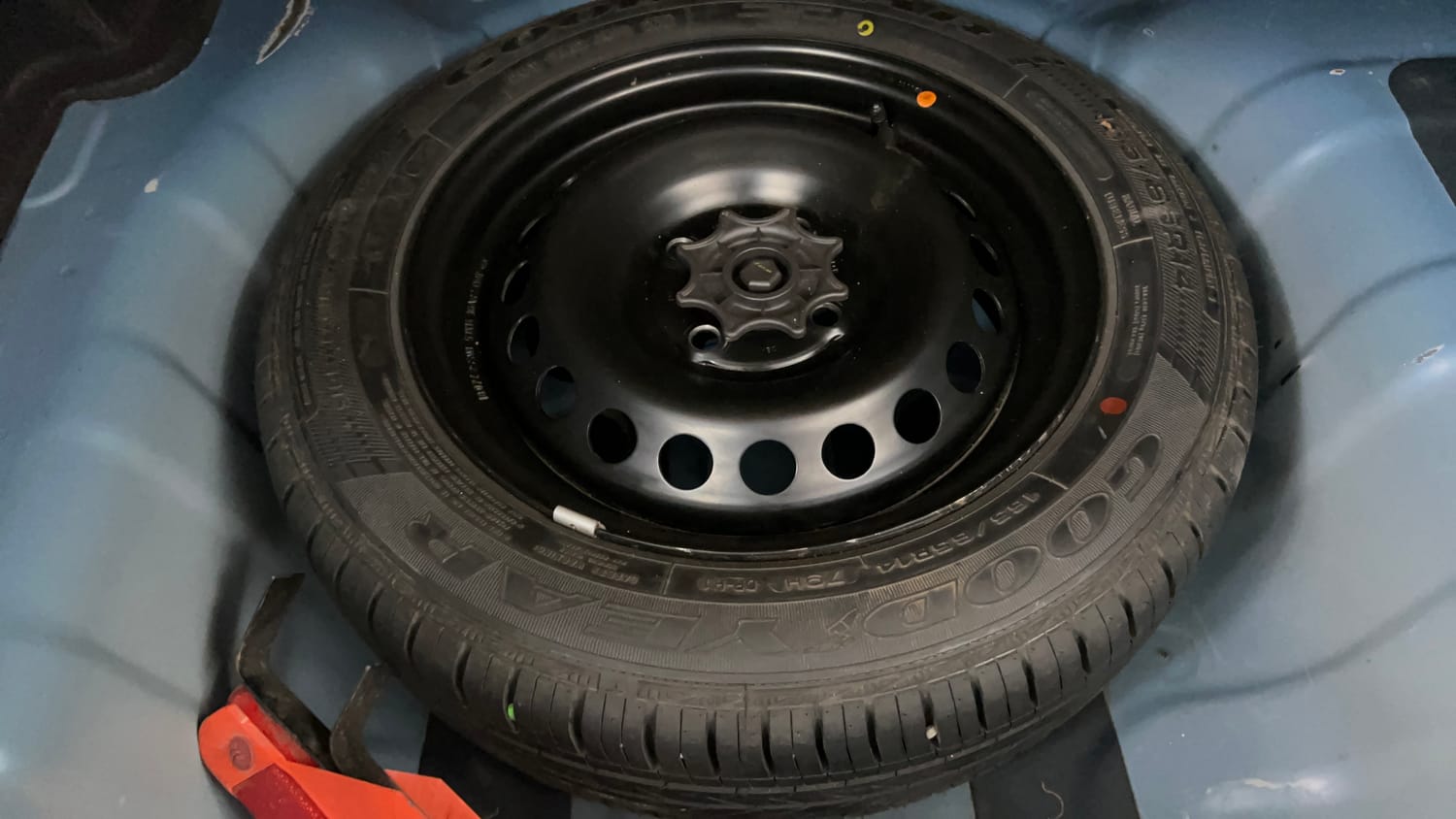 Used 2019 Hyundai Xcent SX (O)CRDi Diesel Manual tyres SPARE TYRE VIEW