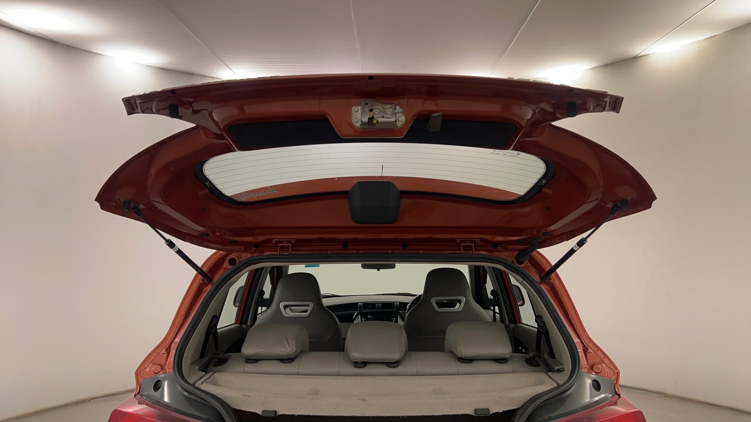 Used 2016 Mahindra KUV100 K6 6 STR Petrol Manual interior DICKY DOOR OPEN VIEW