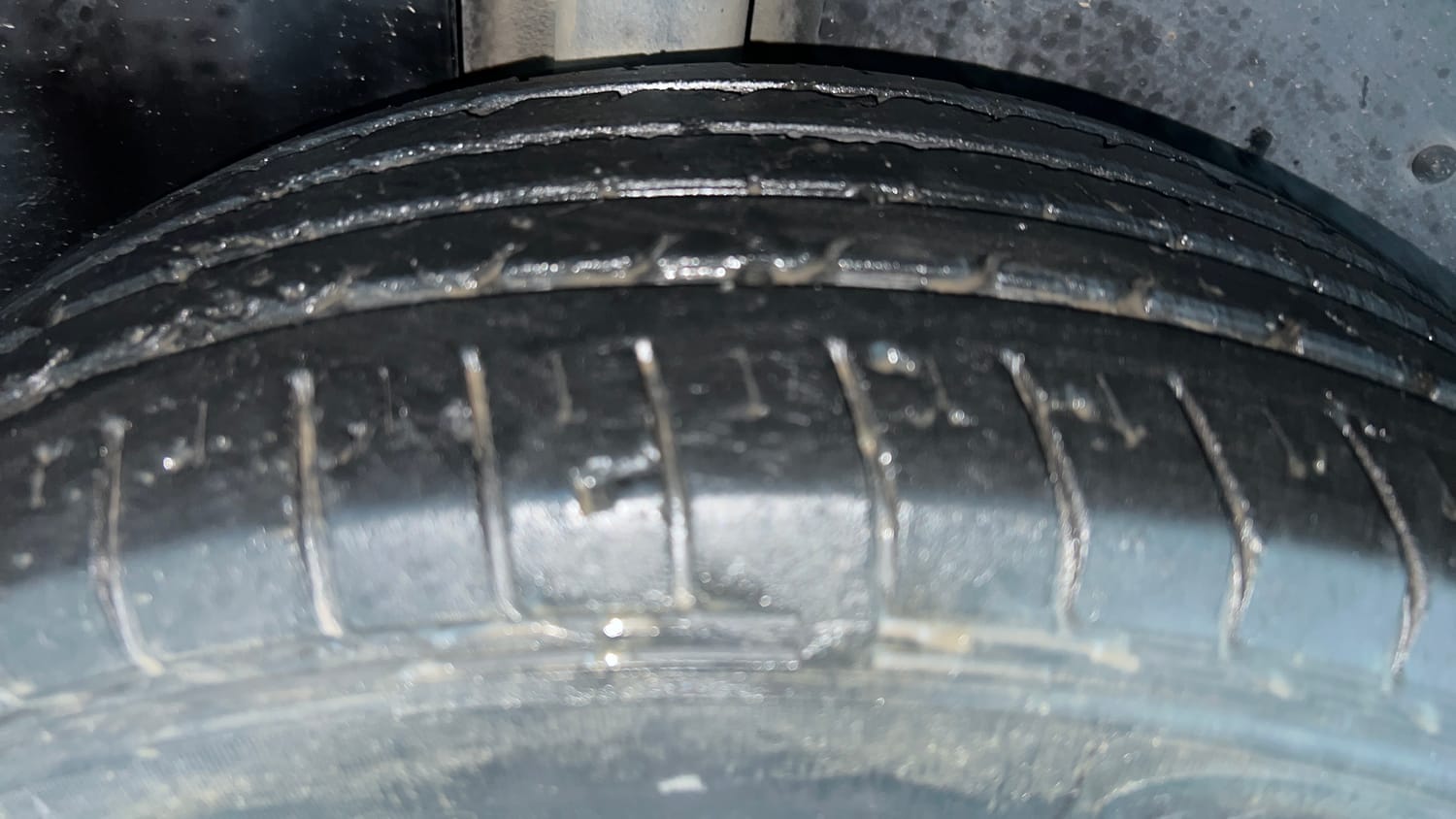 Used 2019 MG Motors Hector Sharp 1.5 DCT Petrol Petrol Automatic tyres RIGHT REAR TYRE TREAD VIEW