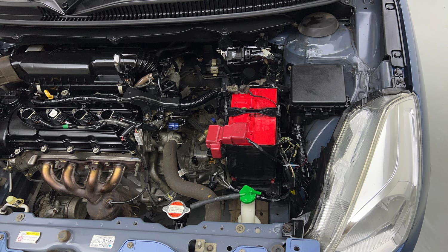 Used 2017 Maruti Suzuki Baleno Delta 1.2 Petrol Manual engine ENGINE LEFT SIDE VIEW