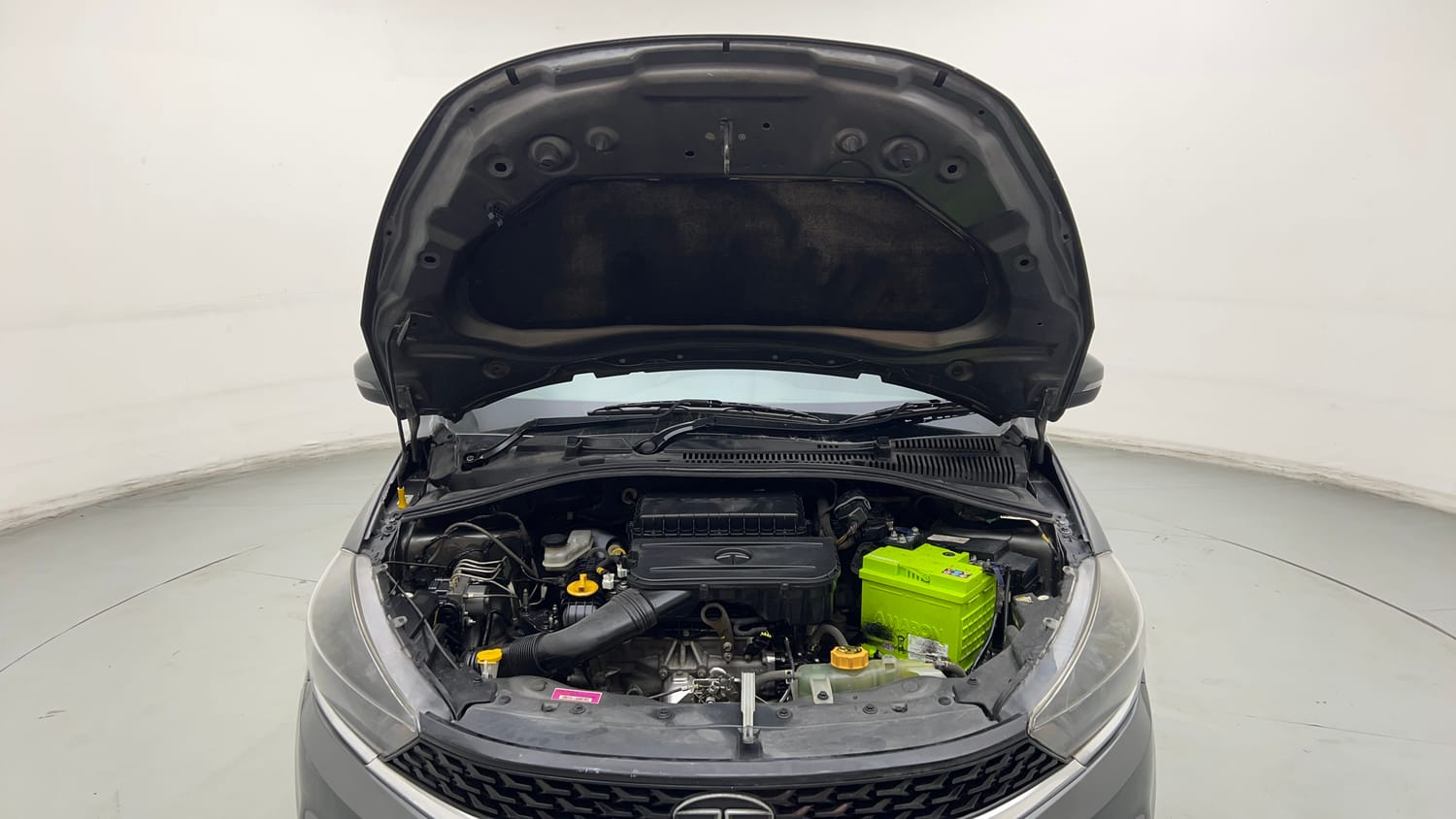 Used 2021 Tata Tiago XZ Plus Petrol Manual engine ENGINE & BONNET OPEN FRONT VIEW