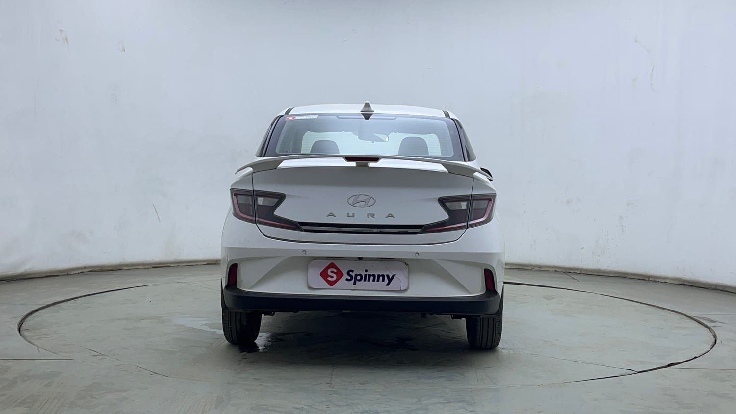 Used 2024 Hyundai Aura SX 1.2 (O) Petrol Petrol Manual exterior BACK VIEW