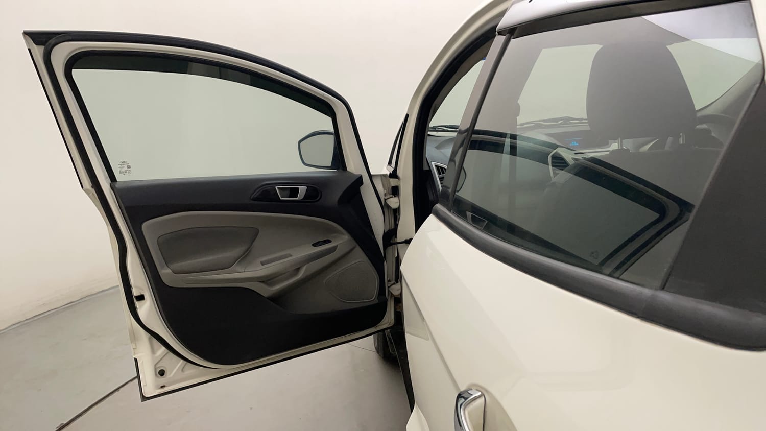Used 2015 Ford EcoSport Titanium 1.5L Ti-VCT AT Petrol Automatic interior LEFT FRONT DOOR OPEN VIEW