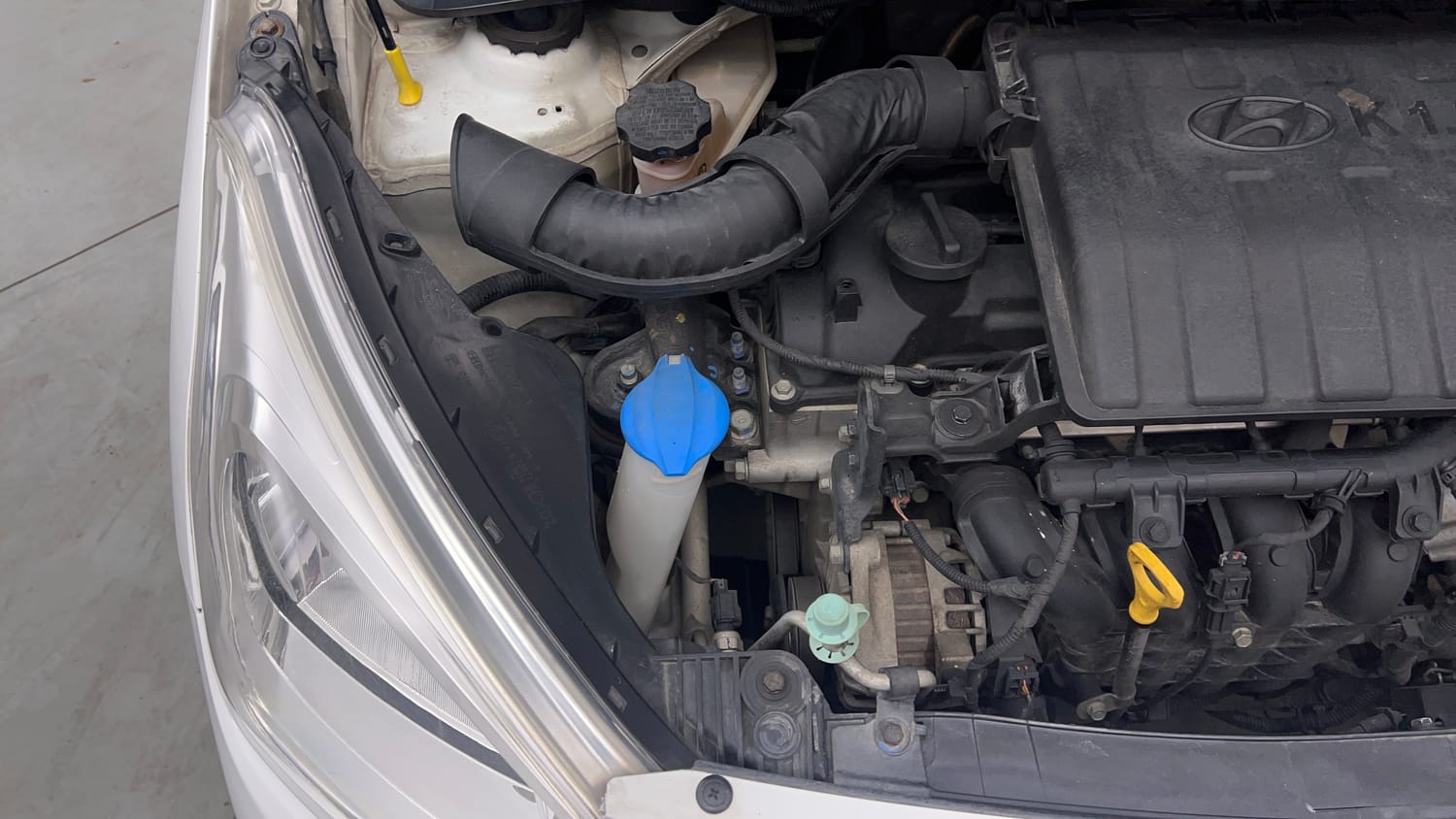 Used 2019 Hyundai Grand i10 Sportz 1.2 Kappa VTVT Petrol Manual engine ENGINE RIGHT SIDE VIEW
