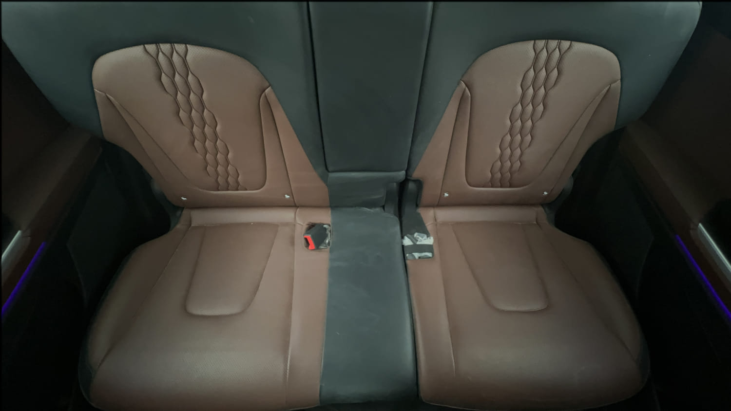 Used 2023 Hyundai Alcazar Platinum 7 STR 1.5 Turbo Petrol Petrol Manual interior REAR SEAT CONDITION VIEW