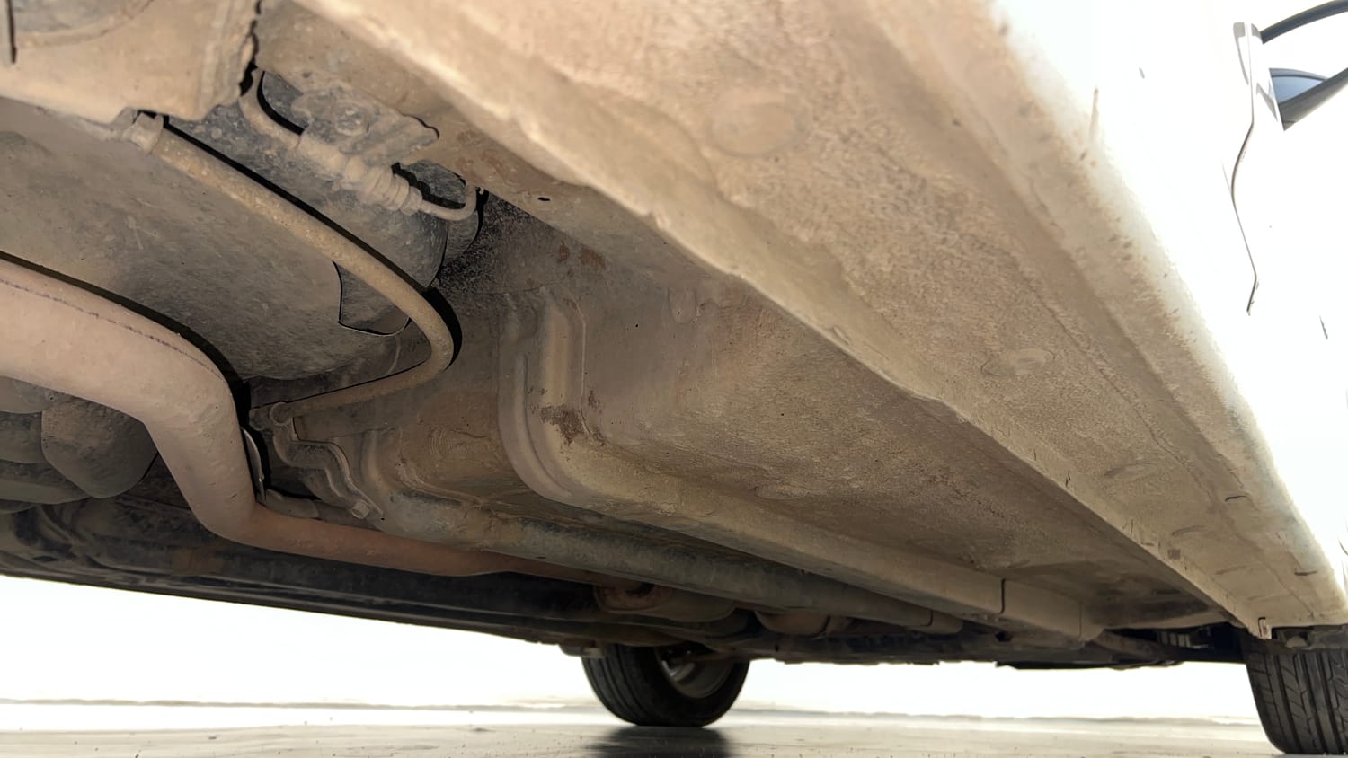 Used 2015 Hyundai Fluidic Verna 4S 1.6 VTVT SX Petrol Manual extra REAR RIGHT UNDERBODY VIEW