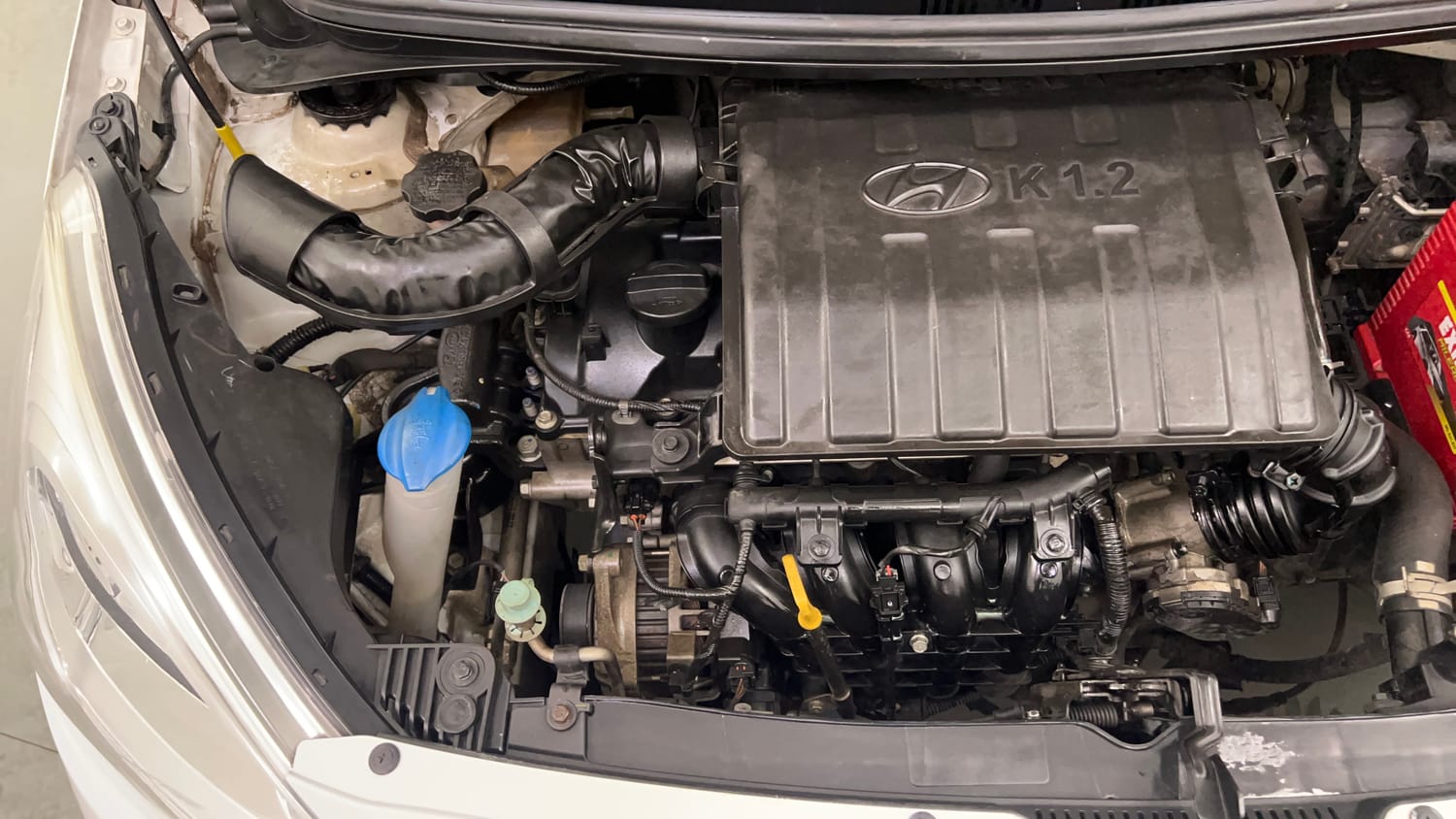 Used 2019 Hyundai Grand i10 Sportz 1.2 Kappa VTVT Petrol Manual engine ENGINE RIGHT SIDE VIEW