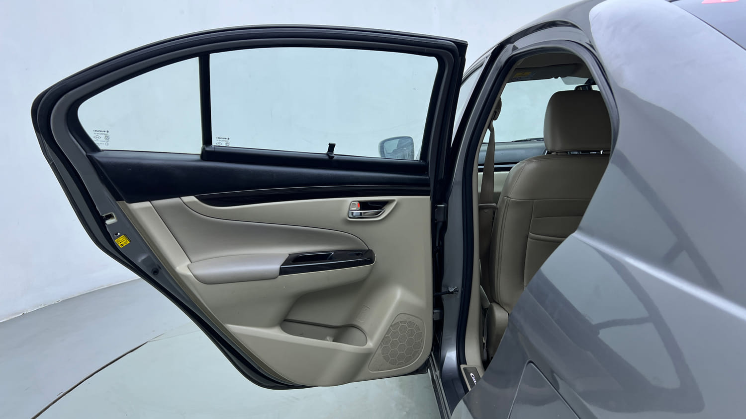 Used 2017 Maruti Suzuki Ciaz ZXI+ Petrol Manual interior LEFT REAR DOOR OPEN VIEW