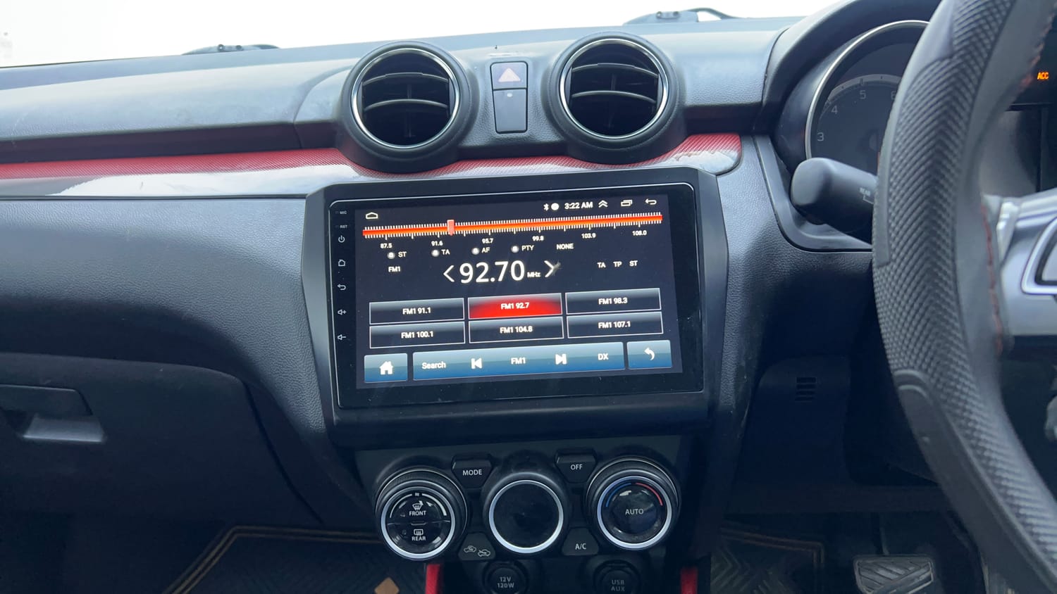 Used 2018 Maruti Suzuki Swift ZXi AMT Petrol Automatic interior MUSIC SYSTEM & AC CONTROL VIEW