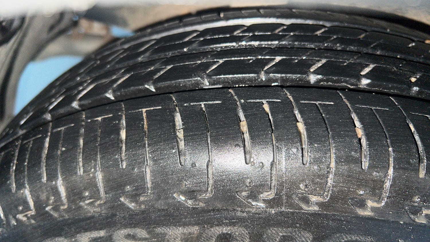 Used 2025 Maruti Suzuki Ignis Zeta 1.2 MT Petrol Manual tyres RIGHT REAR TYRE TREAD VIEW