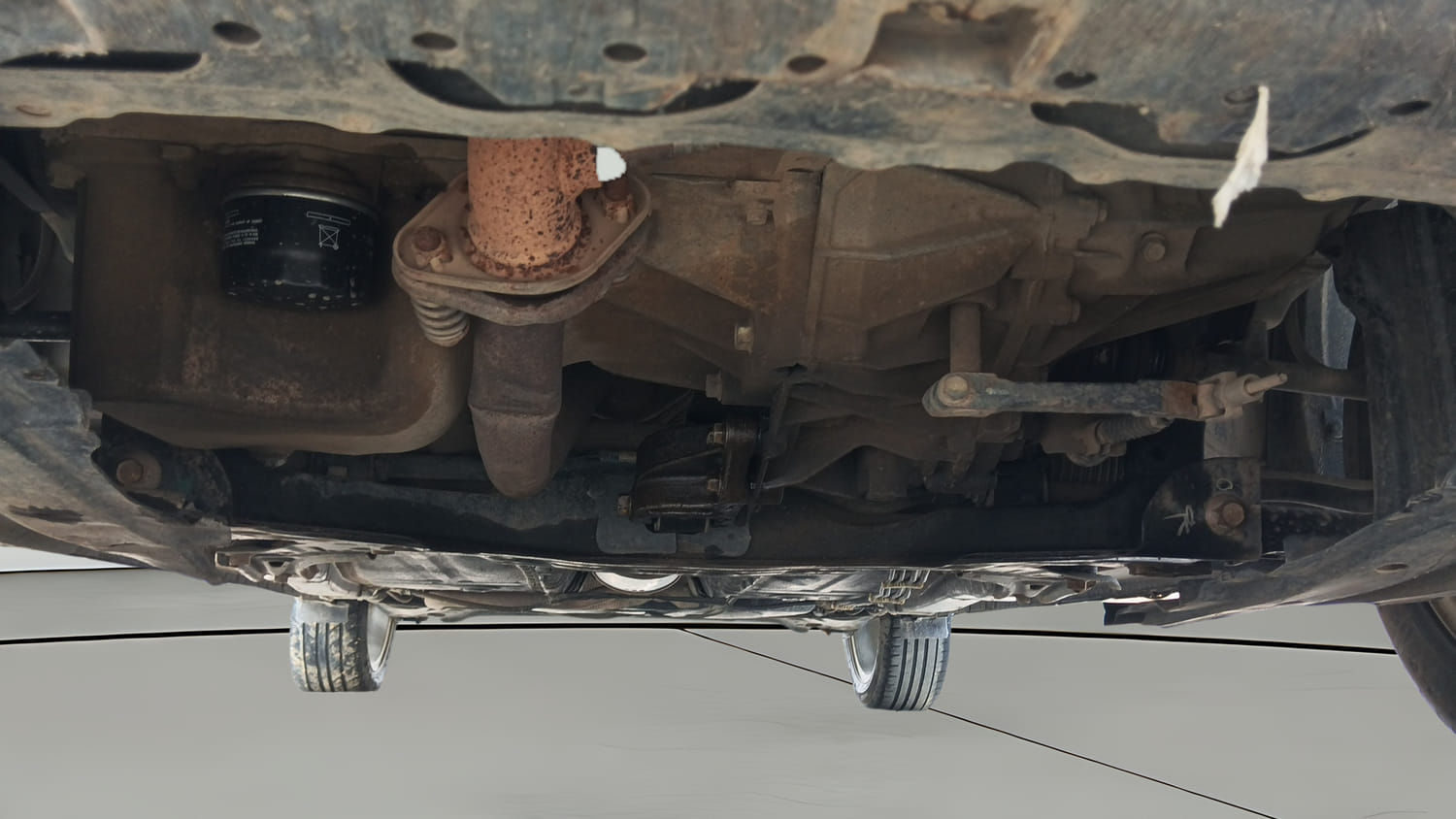 Used 2018 Maruti Suzuki Baleno Zeta 1.2 Petrol Manual extra FRONT LEFT UNDERBODY VIEW