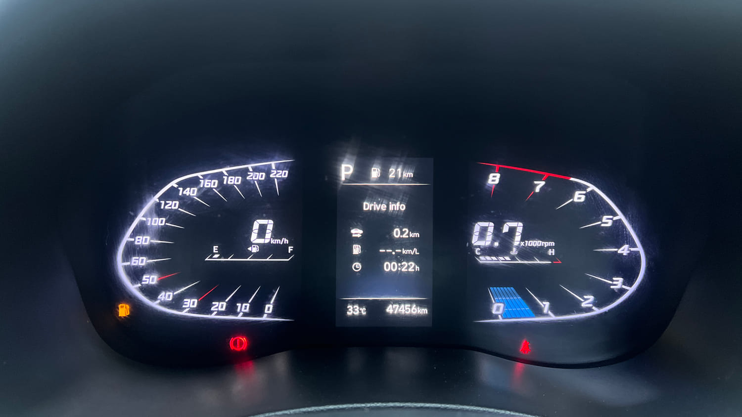 Used 2021 Hyundai Verna SX 1.5 VTVT IVT Petrol Automatic interior CLUSTERMETER VIEW