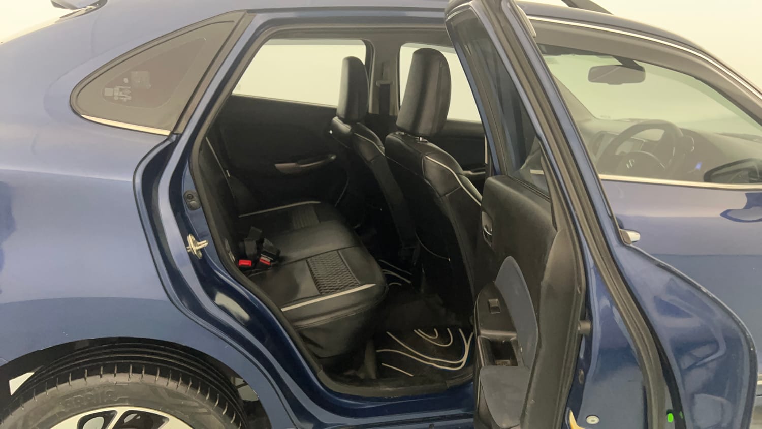 Used 2021 Maruti Suzuki Baleno Zeta Petrol Manual interior RIGHT SIDE REAR DOOR CABIN VIEW