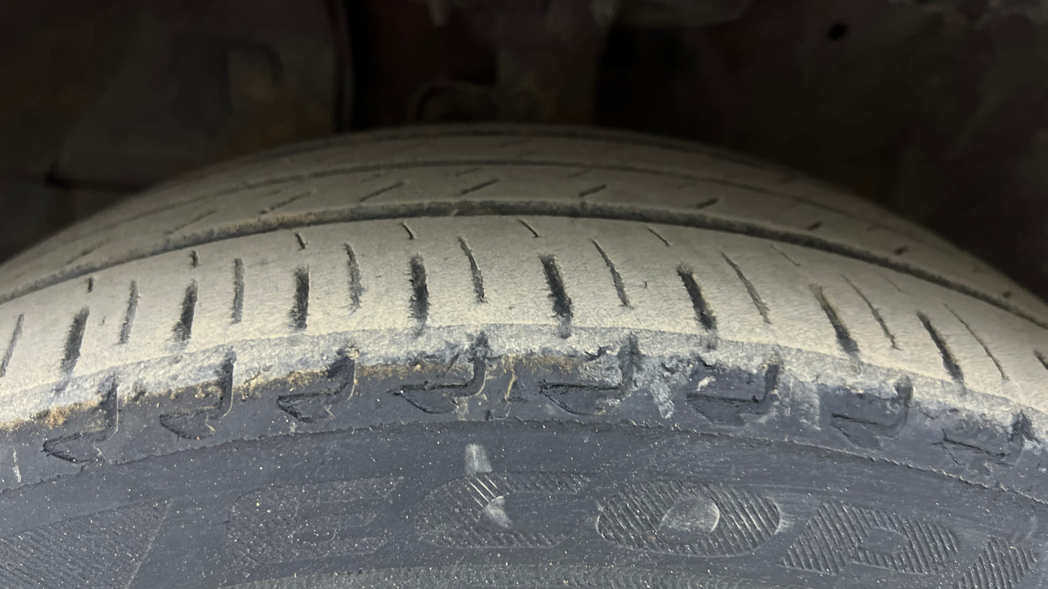 Used 2021 Honda City ZX CVT Petrol Petrol Automatic tyres LEFT FRONT TYRE TREAD VIEW